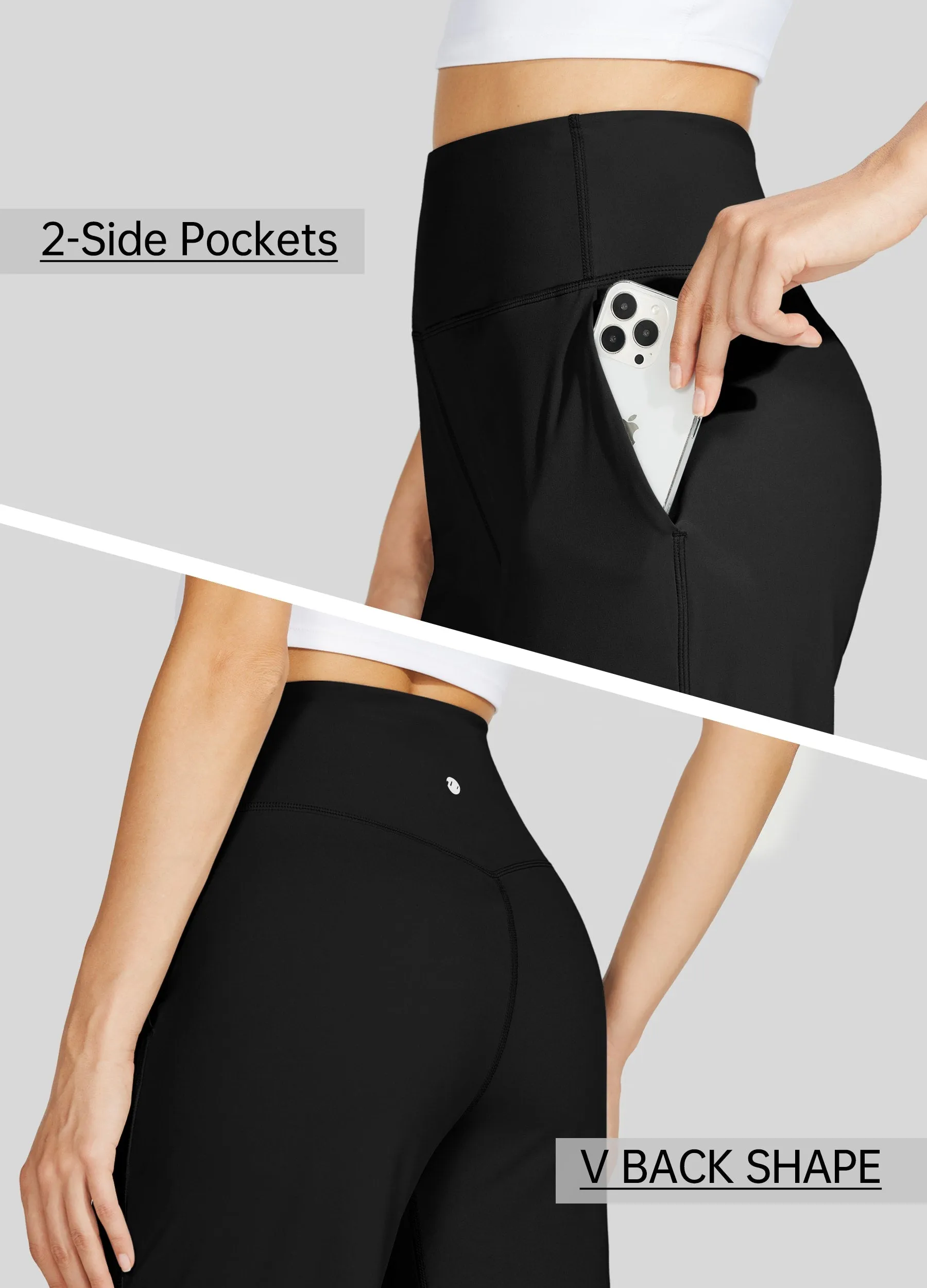 Women's Wide-Leg Yoga Pants 28 Inseam